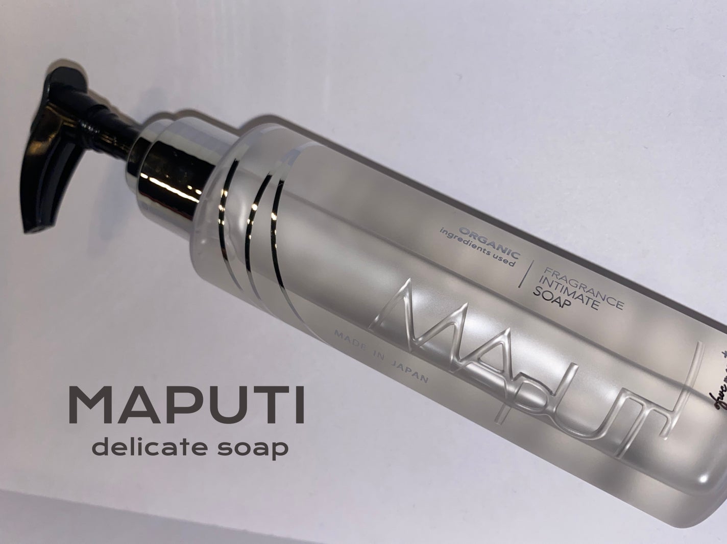 オーガニックフレグランスインティメイトソープ MAPUTI/MAPUTI/デリケートゾーンケアを使ったクチコミ(1枚目)