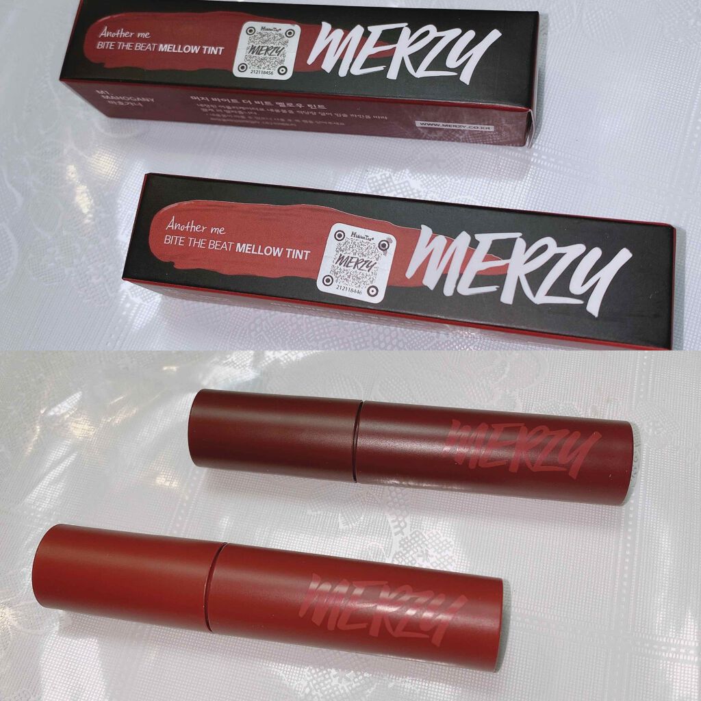 バイト ザ ビート メロウ ティント/MERZY/リップティントを使ったクチコミ(1枚目)