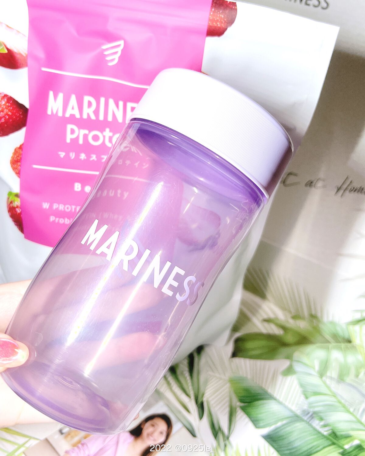 マリネスプロテイン　苺ミルク/mariness/その他プロテインを使ったクチコミ（2枚目）