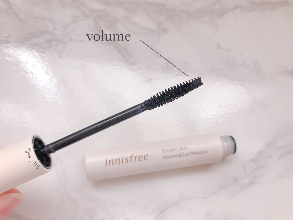 シンプルラベル マスカラ/innisfree/マスカラを使ったクチコミ（2枚目）