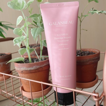 ビタシルクダメージリペアトリートメント(ローズブルーム)/ガランビュー/洗い流すヘアトリートメントを使ったクチコミ(1枚目)