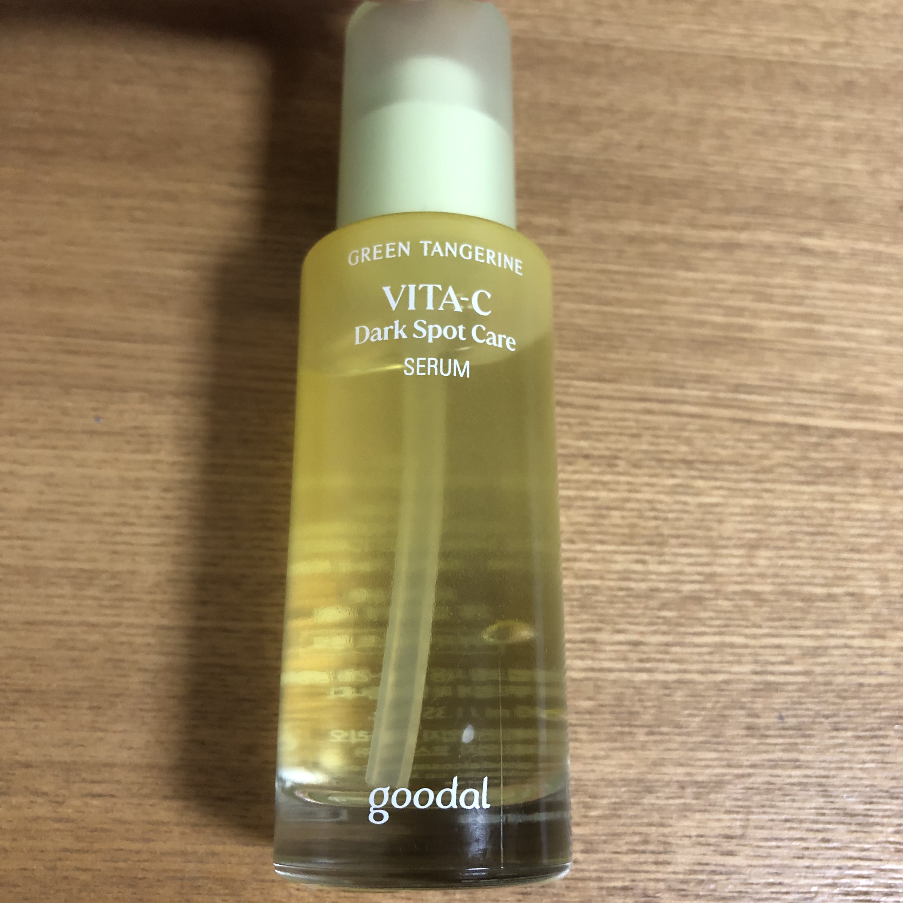 グリーンタンジェリン ビタC ダークスポットケアセラム/goodal/美容液を使ったクチコミ（2枚目）
