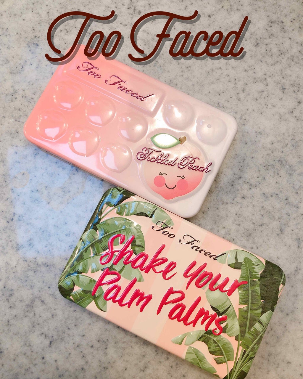 ティックルドピーチ ミニ アイシャドウ パレット/Too Faced/アイシャドウパレットを使ったクチコミ(1枚目)