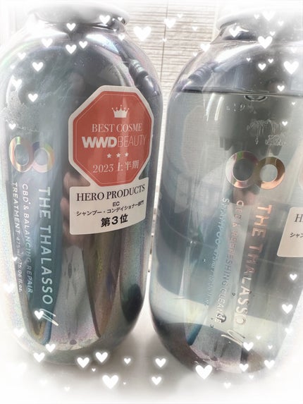 エイトザタラソ ユー CBD&リフレッシング クレンズ 美容液シャンプー/CBD&バランシング ダメージリペア 美容液ヘアトリートメント/エイトザタラソ/市販シャンプーを使ったクチコミ(1枚目)