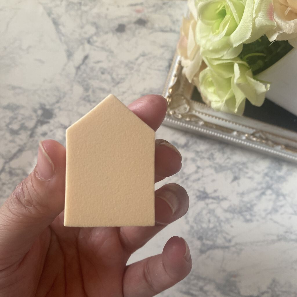 ジェリータッチスポンジ ハウス型/ロージーローザ/パフ・スポンジ by えいこ⸜(๑⃙⃘'ᵕ'๑⃙⃘)⸝⋆︎*フォロバします。