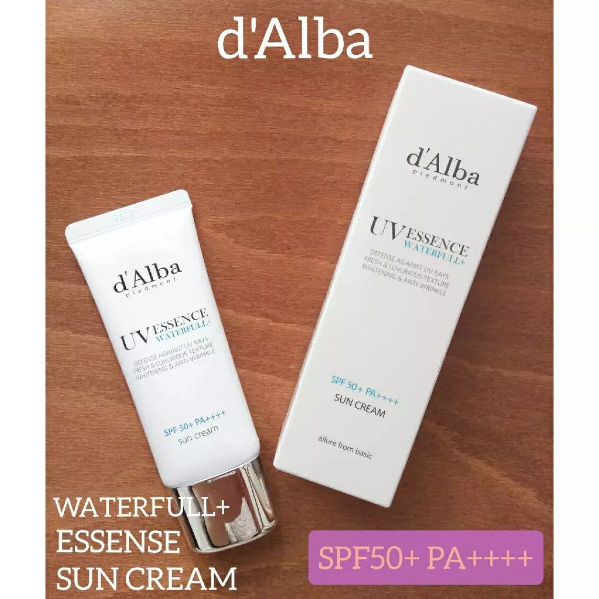 ダルバ ウォータフル エッセンス サンクリーム/ダルバ/日焼け止めクリームを使ったクチコミ(1枚目)