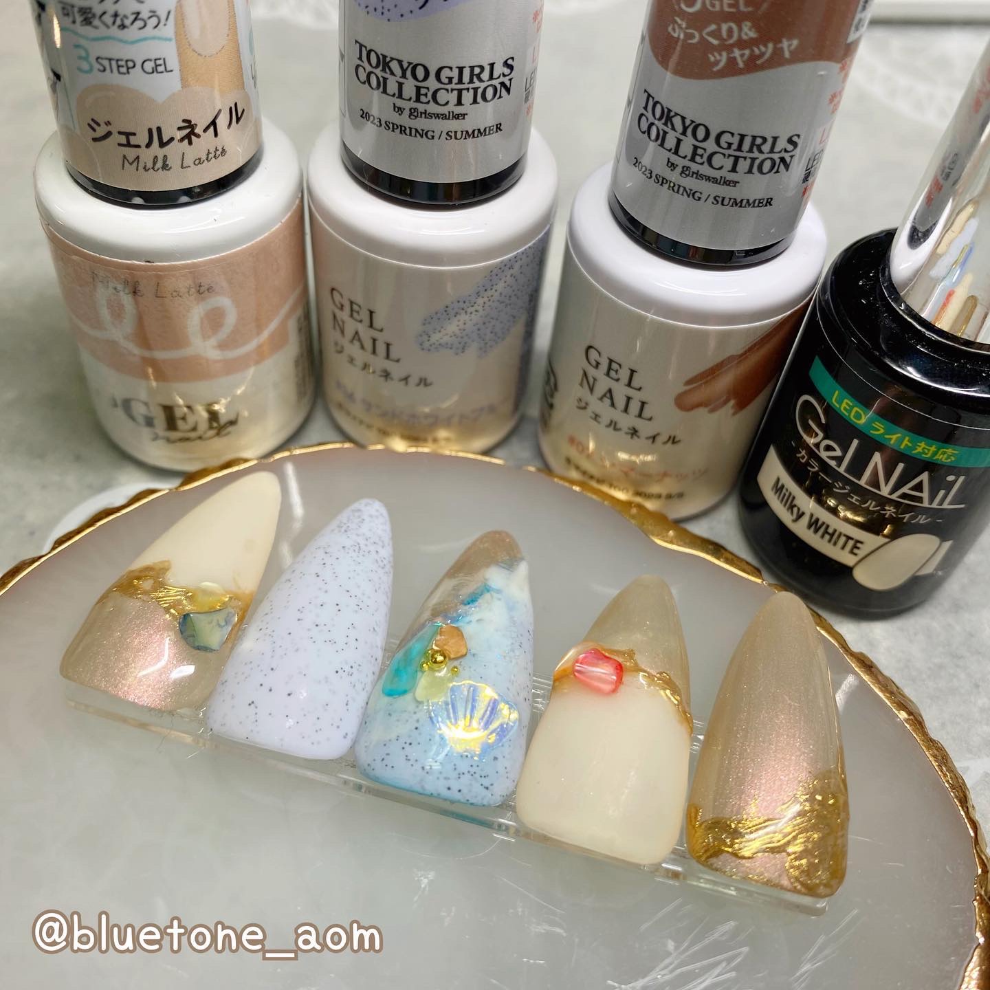 ジェルネイル（ライト対応）/セリア/ジェルネイルを使ったクチコミ（2枚目）