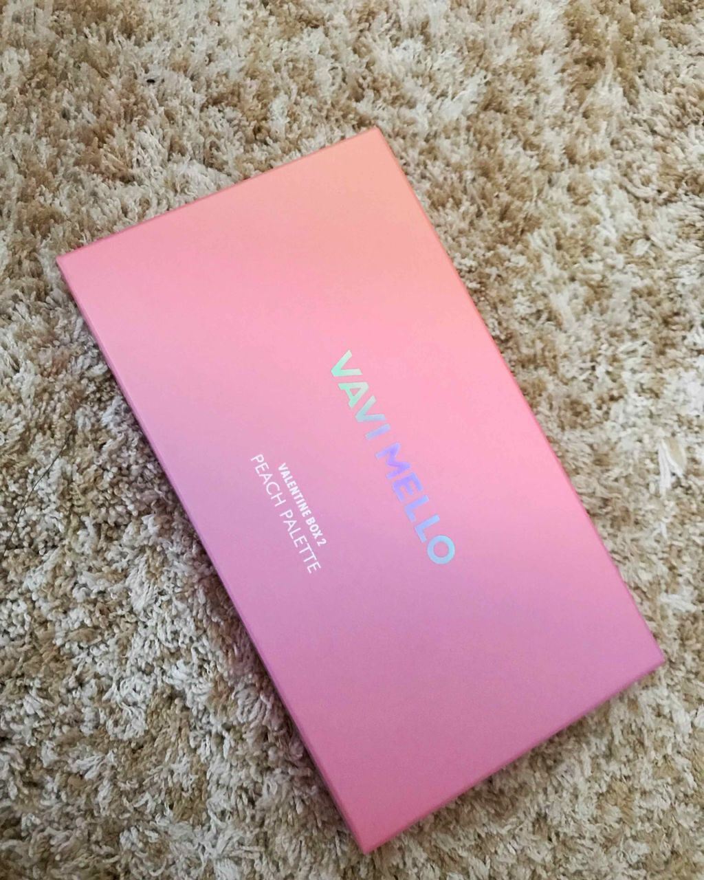 バレンタインボックス2 ピーチパレット/VAVI MELLO/アイシャドウパレットを使ったクチコミ(1枚目)