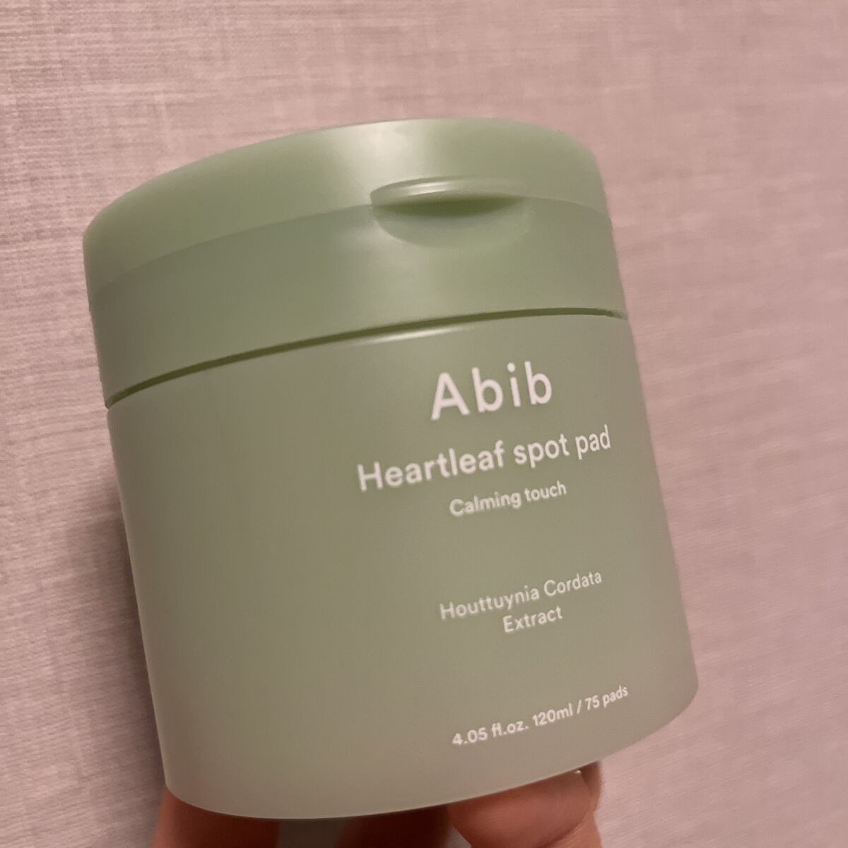 ドクダミカーミングタッチスポットパッド/Abib /トナーパッドを使ったクチコミ（1枚目）