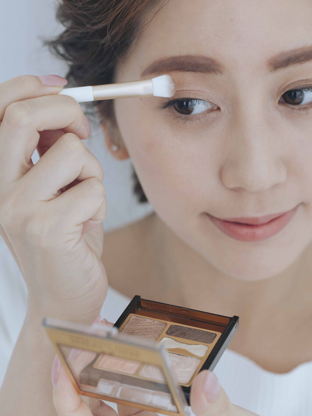 アイシャドウブレンディングブラシ/ロージーローザ/メイクブラシを使ったクチコミ（2枚目）