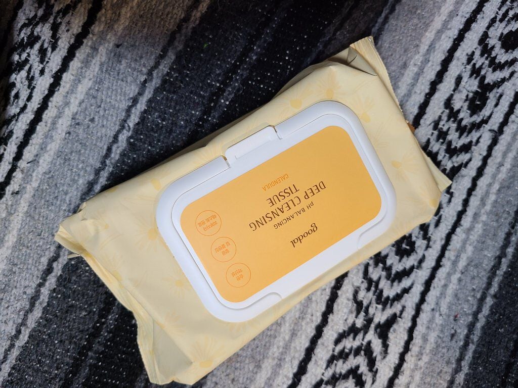 カレンデュラphバランシングディープクレンジングティッシュ/goodal/クレンジングシートを使ったクチコミ(1枚目)