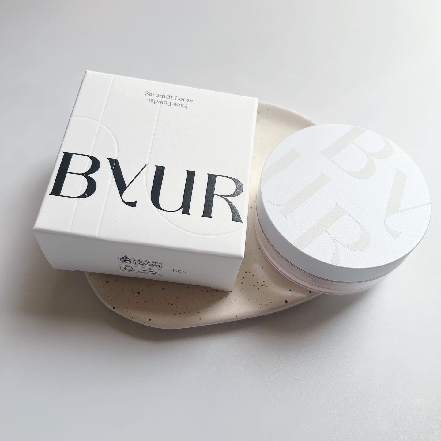 セラムフィット ルースフェイスパウダー/ByUR/ルースパウダーを使ったクチコミ（1枚目）