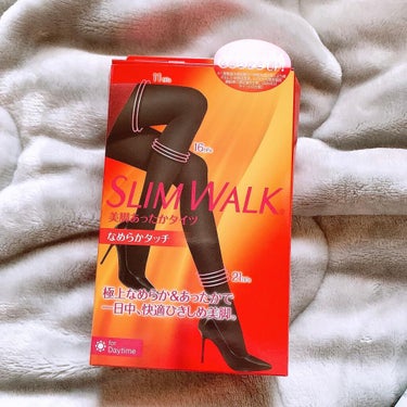 SLIMWALK 美脚あったかタイツのクチコミ「SLIMWALKの美脚あったかタイツを使用しました😊

あたたかさと肌触りにこだわった着圧タイ.....」（1枚目）