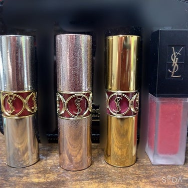 タトワージュ クチュール ベルベットクリーム NO213 ピンク アカンプリス(限定色)/YVES SAINT LAURENT BEAUTE/口紅を使ったクチコミ（1枚目）