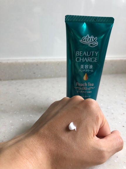 ビューティーチャージ ピーチティーの香り/アトリックス/ハンドクリームを使ったクチコミ(2枚目)