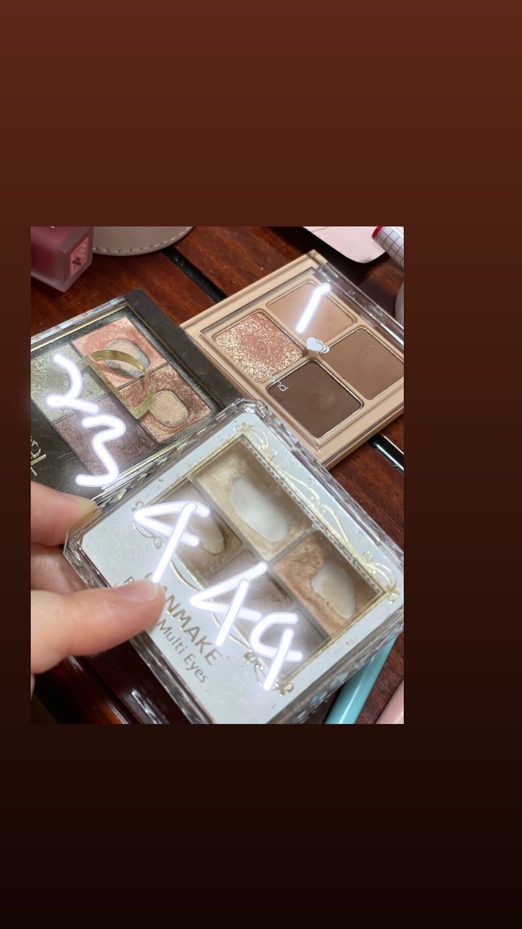 パーフェクトマルチアイズ/キャンメイク/アイシャドウパレットを使ったクチコミ（1枚目）