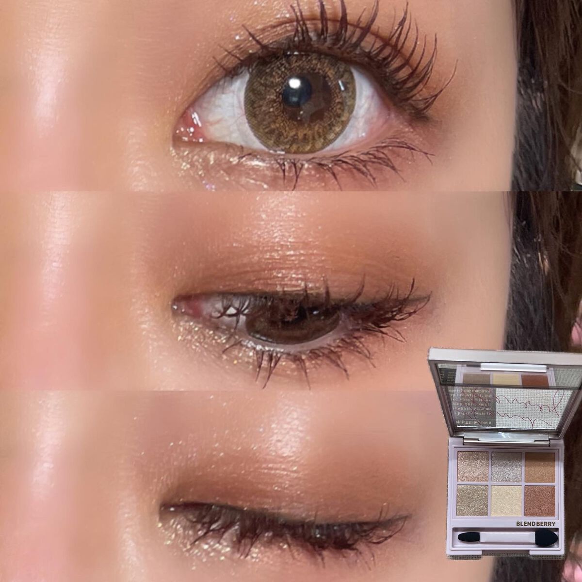 オーラクリエイション/BLEND BERRY/アイシャドウパレットを使ったクチコミ(2枚目)