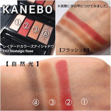 レイヤードカラーズアイシャドウ/KANEBO/アイシャドウパレットを使ったクチコミ(4枚目)