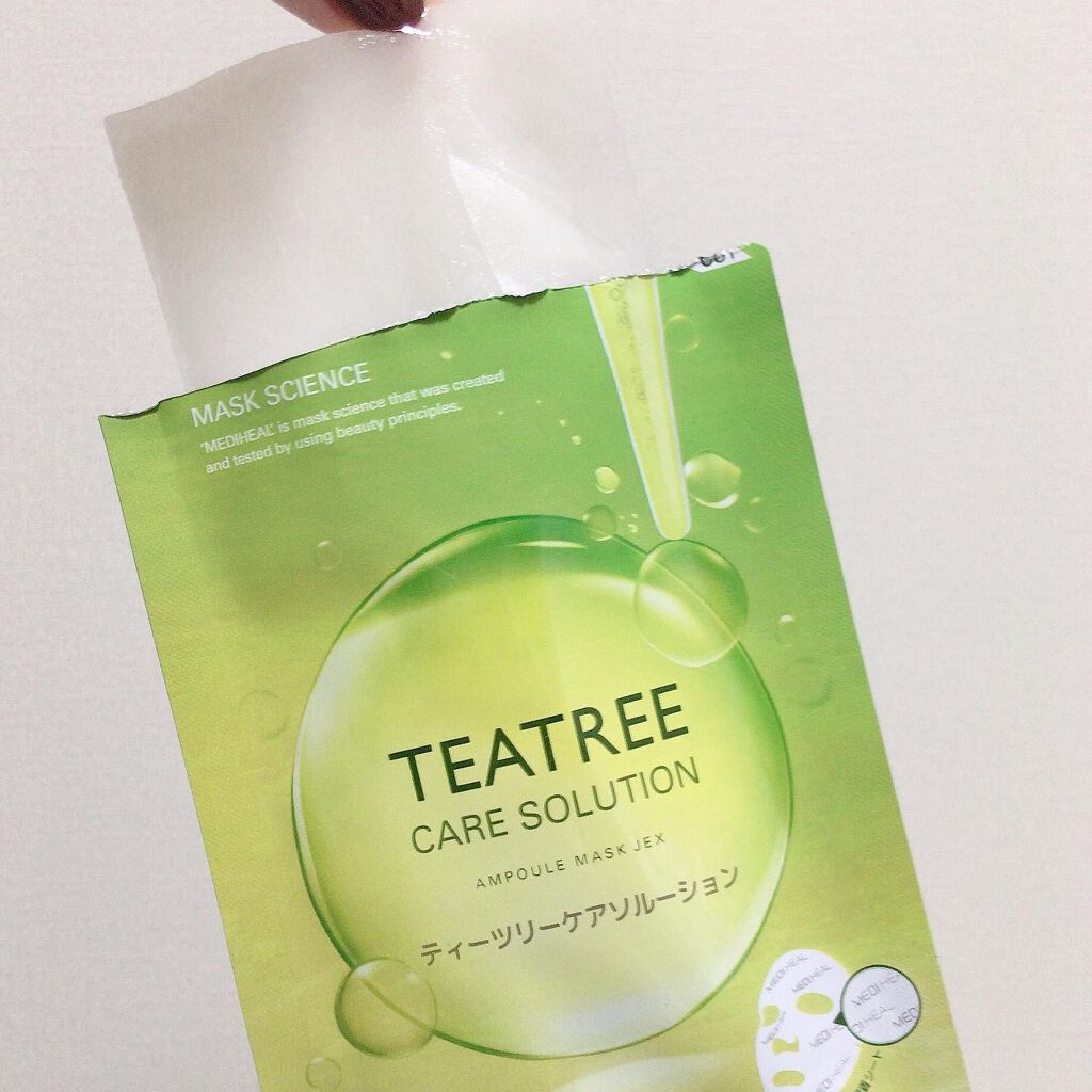 ティーツリーケアソリューション アンプルマスクJEX/MEDIHEAL/シートマスク・パックを使ったクチコミ(2枚目)