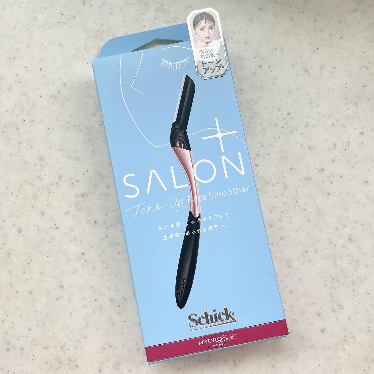 サロンプラス トーンアップ フェイススムーサー ホルダー（刃付き）/サロンプラス/シェーバーを使ったクチコミ（1枚目）