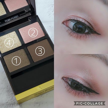 アイ カラー クォード/TOM FORD BEAUTY/アイシャドウパレットを使ったクチコミ(3枚目)