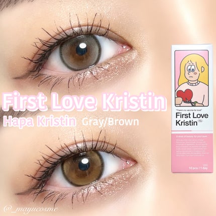 First Love Kristen/Hapa kristin/カラーコンタクトレンズを使ったクチコミ(1枚目)