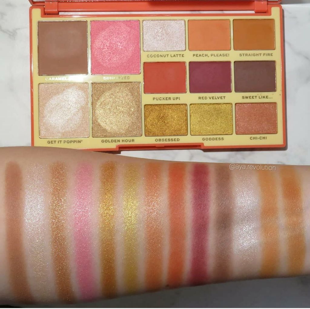 Revolution X Rachel Leary Goddess On The Go Palette/MAKEUP REVOLUTION/アイシャドウパレットを使ったクチコミ（1枚目）