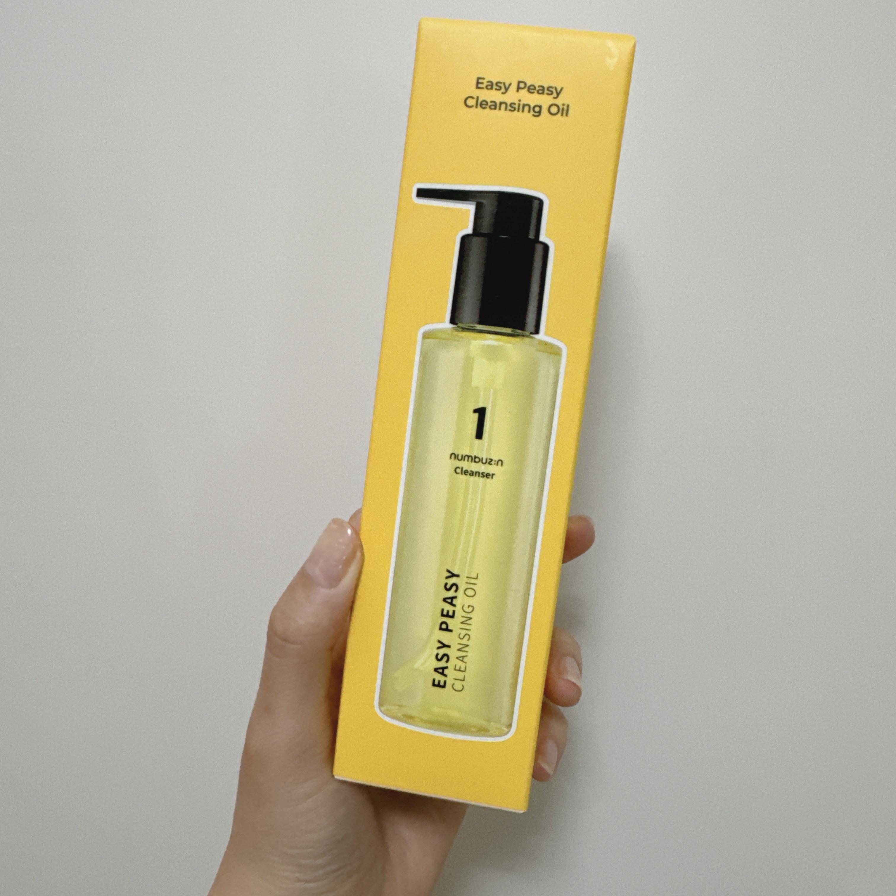 1番 さっぱりすっきりクレンジングオイル/numbuzin/オイルクレンジングを使ったクチコミ（2枚目）