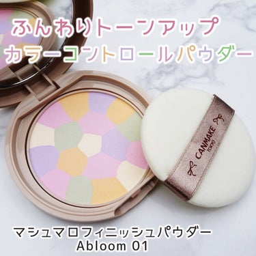 マシュマロフィニッシュパウダー　～Abloom～/キャンメイク/プレストパウダーを使ったクチコミ（2枚目）