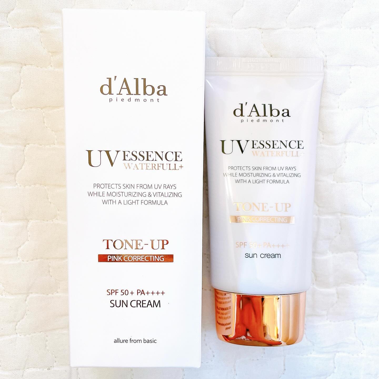 ウォータフルトーンアップサンクリーム/ダルバ/日焼け止めクリームを使ったクチコミ（1枚目）