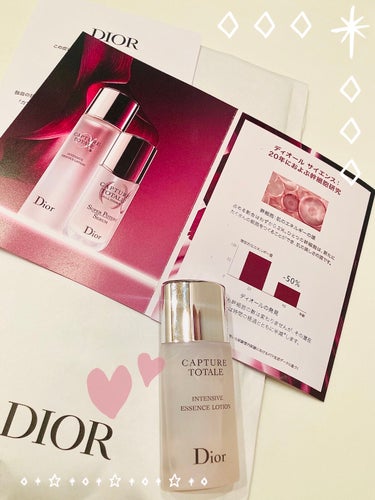 カプチュール トータル インテンシブ エッセンス ローション/Dior/化粧水を使ったクチコミ（1枚目）