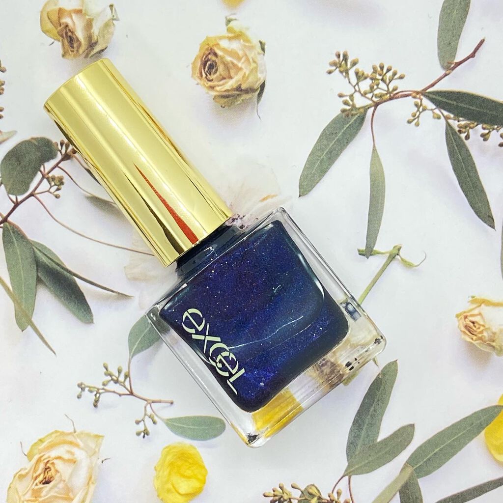 エクセル ネイルポリッシュ N NL25 スターリーナイト/excel/マニキュアを使ったクチコミ（2枚目）