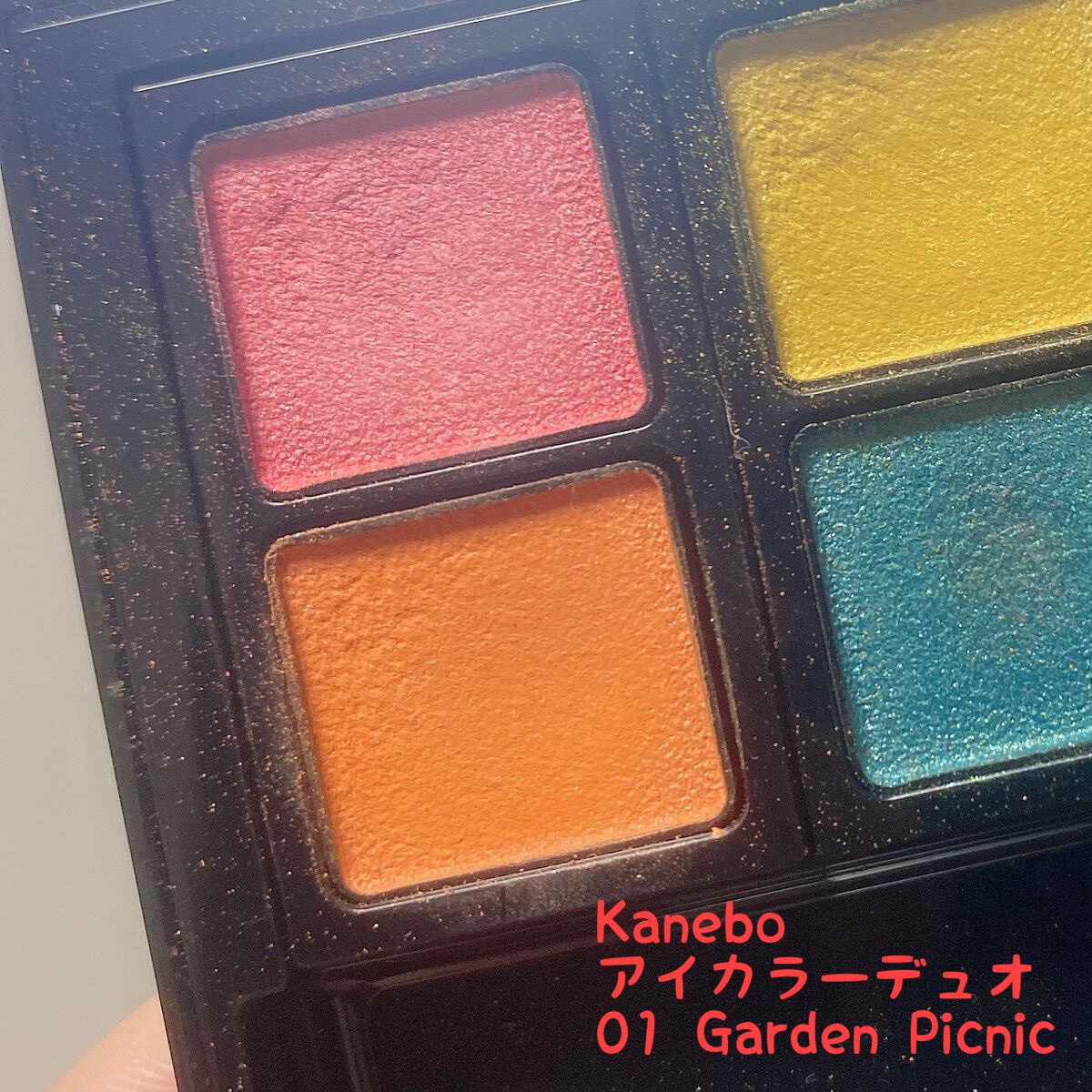 カネボウ アイカラーデュオ 01 Garden Picnic/KANEBO/アイシャドウパレットを使ったクチコミ（1枚目）
