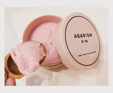 Q+Me スウィート ボム タラソ スクラブ/AGARISM/バスト・ヒップケアを使ったクチコミ(3枚目)