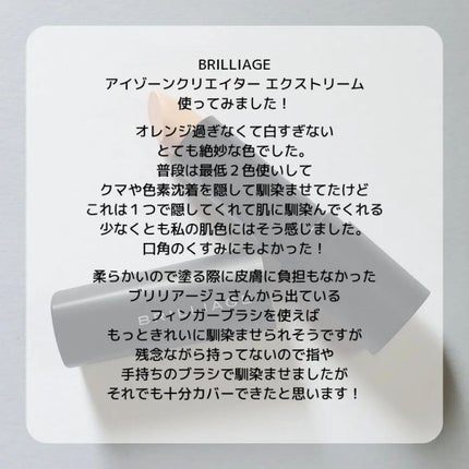 アイゾーン クリエイター/ブリリアージュ/スティックコンシーラーを使ったクチコミ(4枚目)