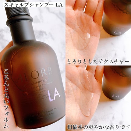 スキャルプシャンプーLA/トリートメントLA/ALORB/サロンシャンプーを使ったクチコミ(2枚目)