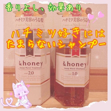 ディープモイスト シャンプー1.0／ヘアトリートメント2.0/&honey/シャンプー・コンディショナーを使ったクチコミ（1枚目）