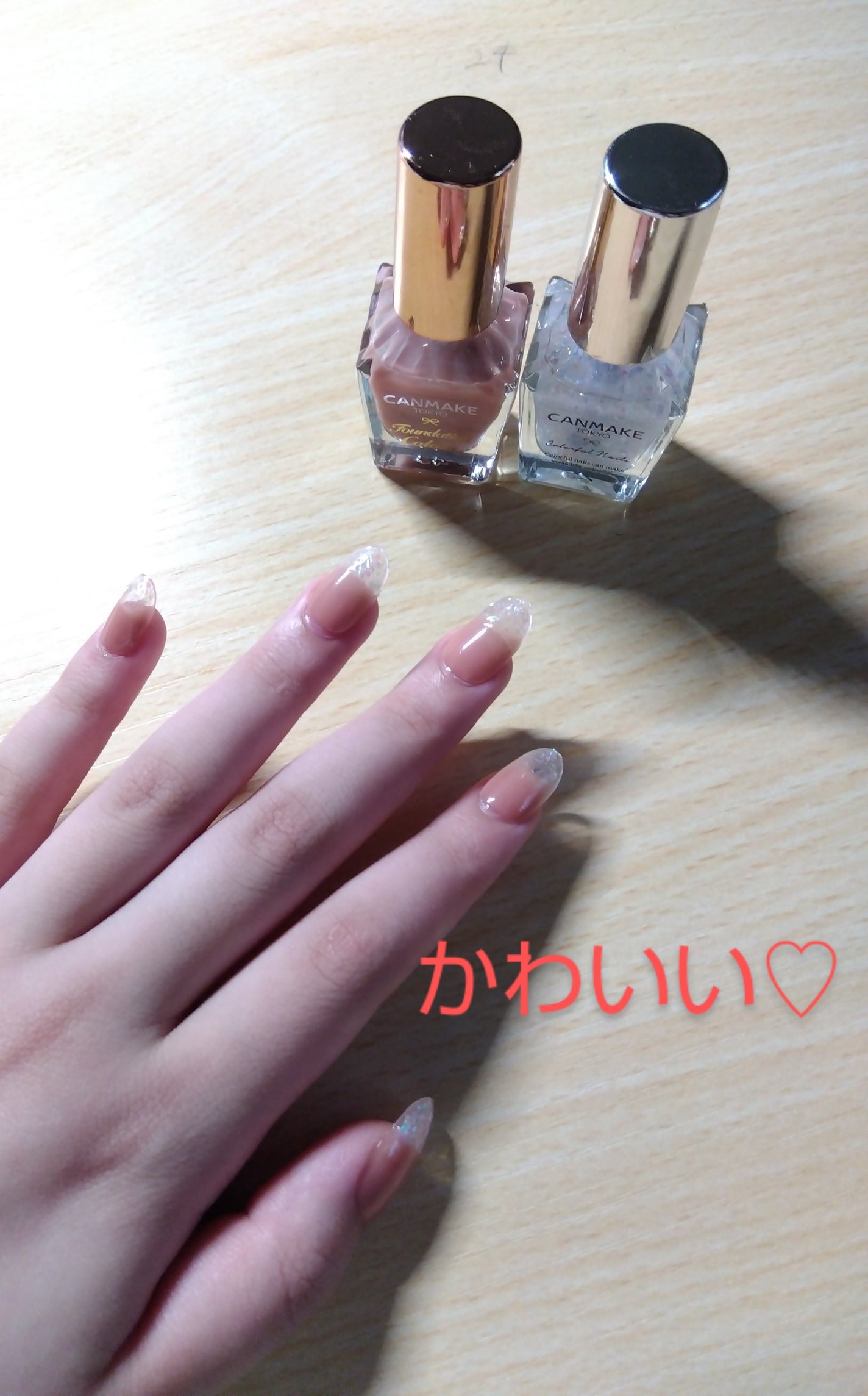 mk. on LIPS 「前回作ったネイルチップをつけてみましたー!!いままでつけたこと..」(2枚目)