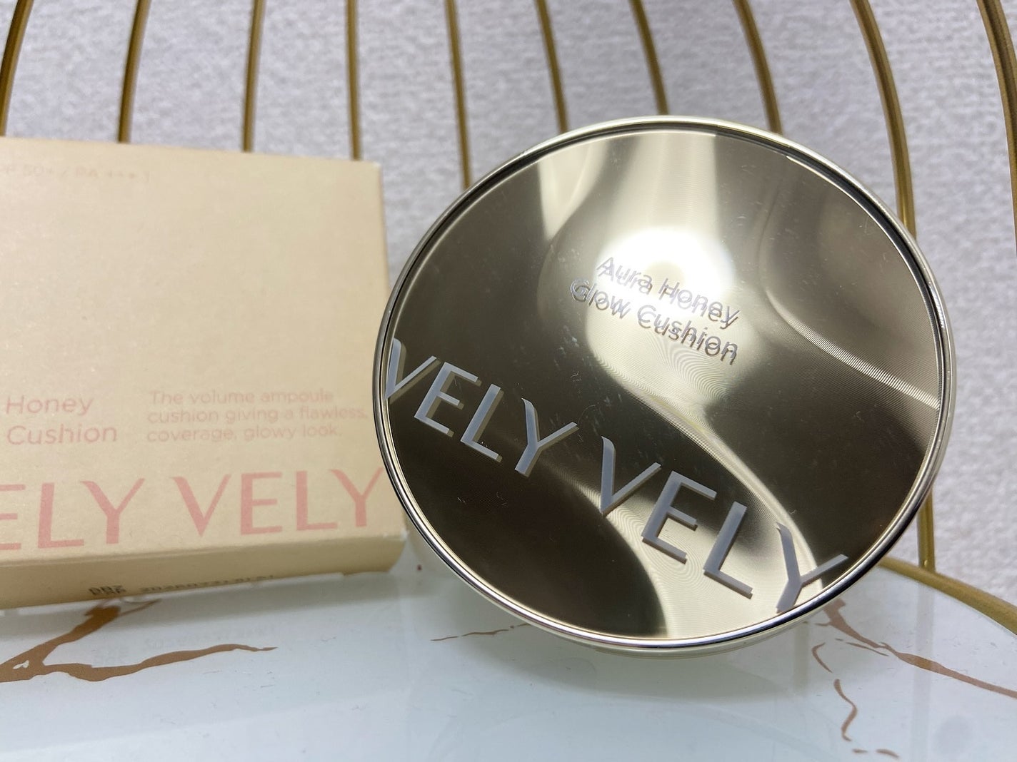 はちみつツヤ肌クッションファンデ/VELY VELY/クッションファンデーションを使ったクチコミ(2枚目)