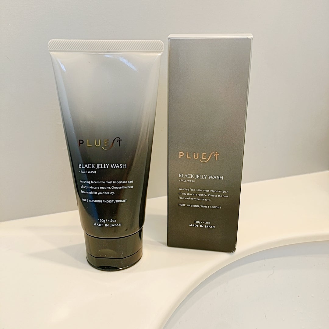 BLACK JELLY WASH(ブラックジェリーウォッシュ)/PLUEST/その他洗顔料を使ったクチコミ(1枚目)