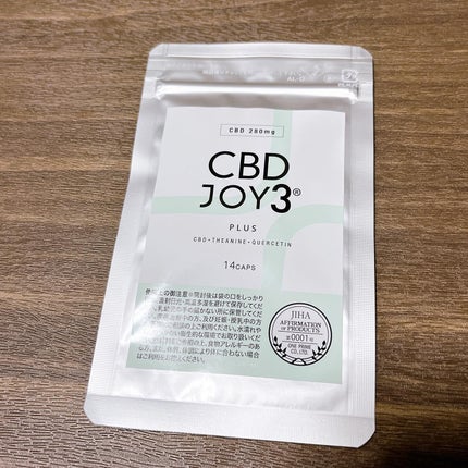 CBD JOY3 PLUS/JOY3 PLUS/健康サプリメントを使ったクチコミ(1枚目)