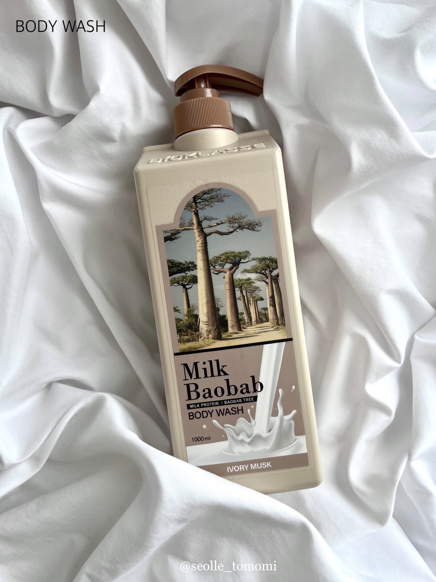 ボディウォッシュ アイボリームスク/ミルクバオバブ/ボディソープを使ったクチコミ（2枚目）