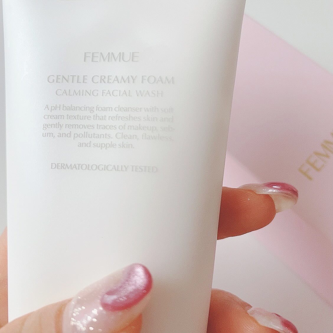 ジェントルクリーミー フォームウォッシュ/FEMMUE/洗顔フォームを使ったクチコミ（2枚目）