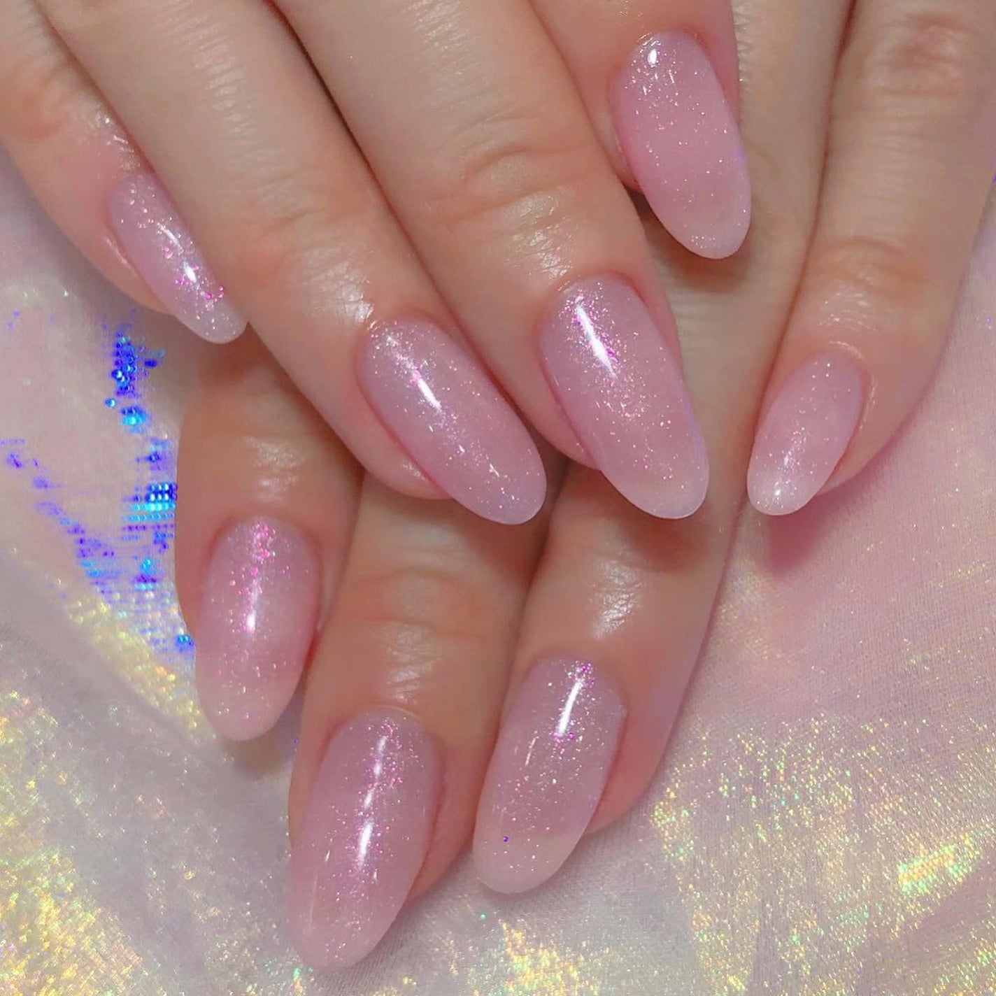 なかやまちえこ on LIPS 「きらきらピンク🪄⠀⠀カラー、ラメともに代官山のシェアネイルサロ..」(1枚目)