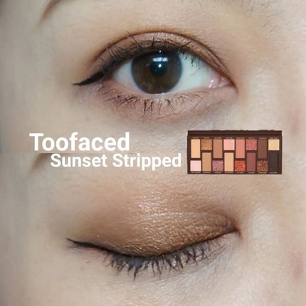 ボーンディスウェイ サンセット ストリップ アイシャドウ パレット/Too Faced/アイシャドウパレットを使ったクチコミ(1枚目)