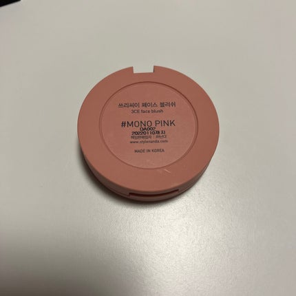 3CE フェイスブラッシュ モノピンク/3CE/パウダーチークの画像