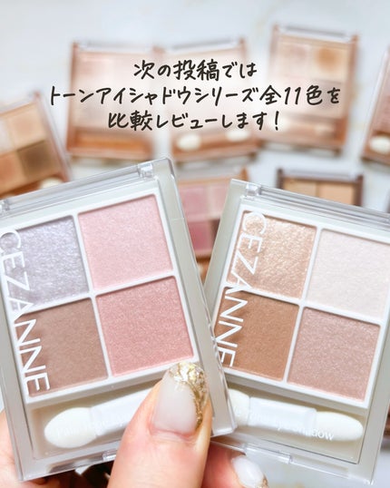 ペールトーンアイシャドウ/CEZANNE/アイシャドウを使ったクチコミ(10枚目)