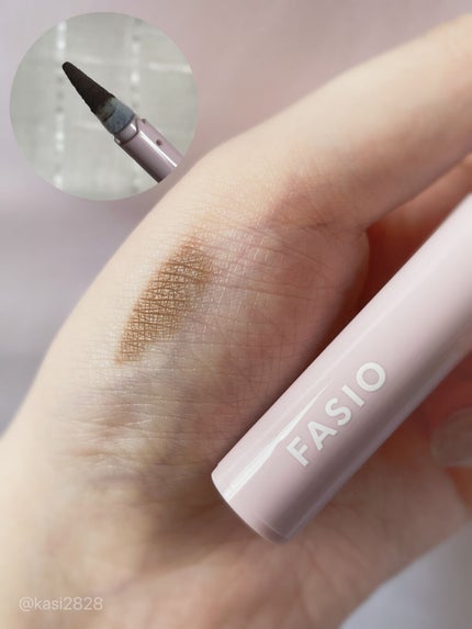 パウダリーティント アイブロウ/FASIO/眉ティントを使ったクチコミ(2枚目)
