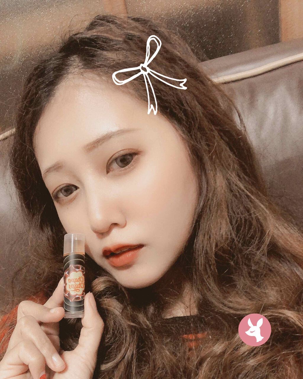 デリシャスリップクリーム Chupa Chups（チュッパチャプス）/デリシャスリップクリーム/リップクリームを使ったクチコミ（1枚目）