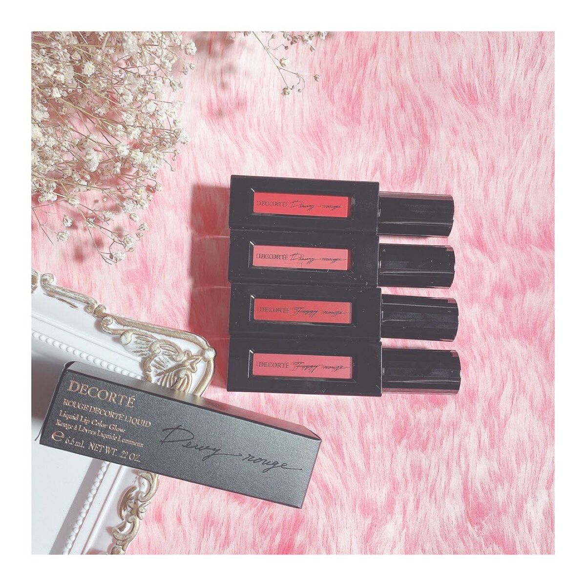 ルージュ デコルテ リキッド/DECORTÉ/口紅を使ったクチコミ（3枚目）